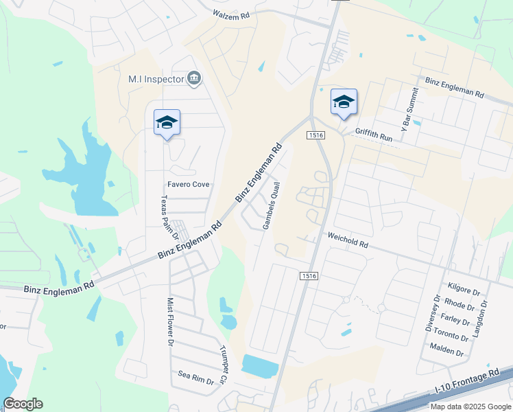 map of restaurants, bars, coffee shops, grocery stores, and more near 8611 Spotted Owl in Converse
