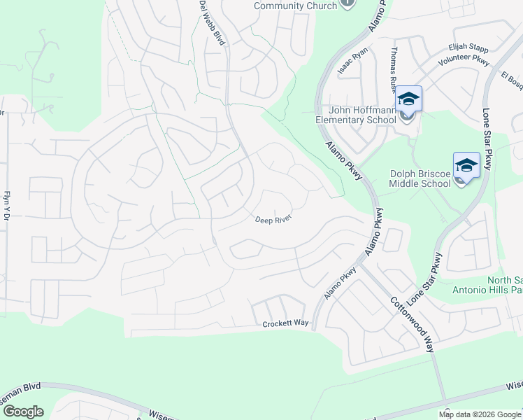 map of restaurants, bars, coffee shops, grocery stores, and more near 4011 Amigo Dream in San Antonio