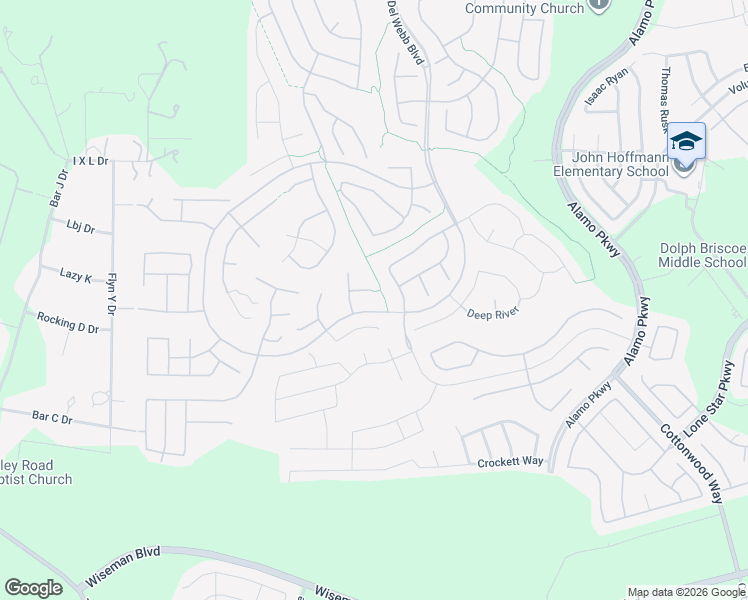 map of restaurants, bars, coffee shops, grocery stores, and more near 4003 Apache Ranch in San Antonio