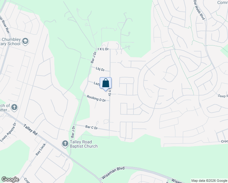 map of restaurants, bars, coffee shops, grocery stores, and more near 13235 Triple X in San Antonio