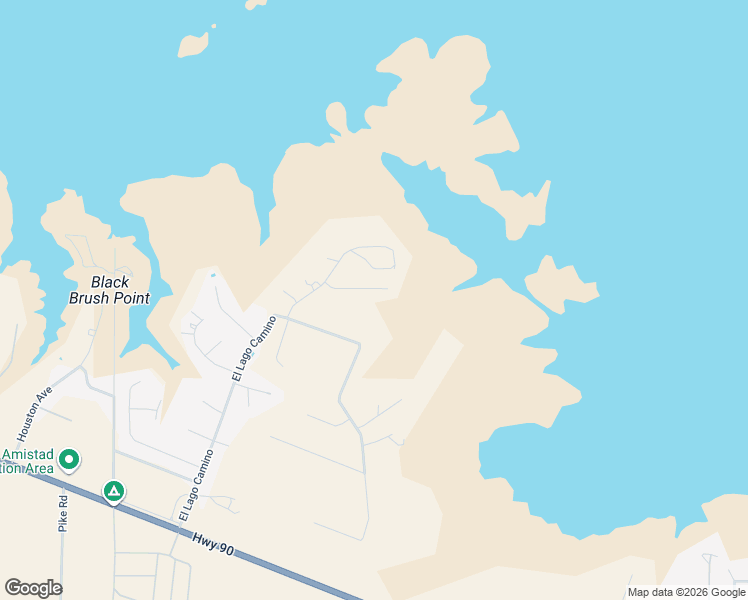 map of restaurants, bars, coffee shops, grocery stores, and more near 108 The Oak in Del Rio