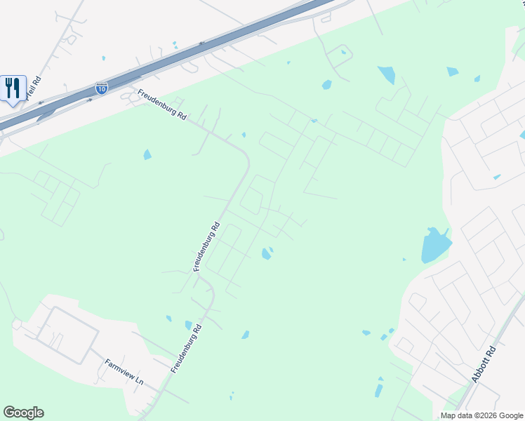 map of restaurants, bars, coffee shops, grocery stores, and more near 4748-4980 Freudenburg Road in Converse