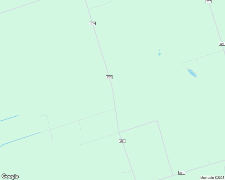 map of restaurants, bars, coffee shops, grocery stores, and more near County Road 209 in East Bernard