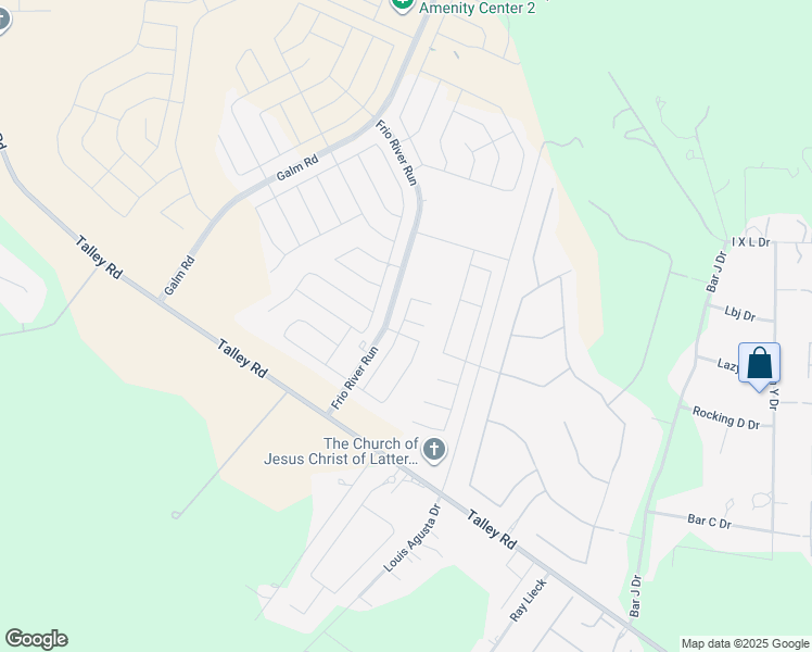 map of restaurants, bars, coffee shops, grocery stores, and more near 4108 Gossan Springs in San Antonio