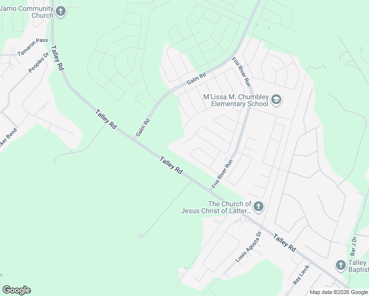 map of restaurants, bars, coffee shops, grocery stores, and more near 4202 Laterite Trail in San Antonio