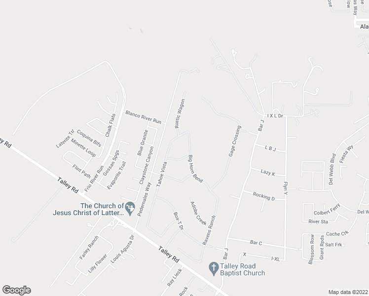 map of restaurants, bars, coffee shops, grocery stores, and more near 4119 Big Horn Bend in San Antonio