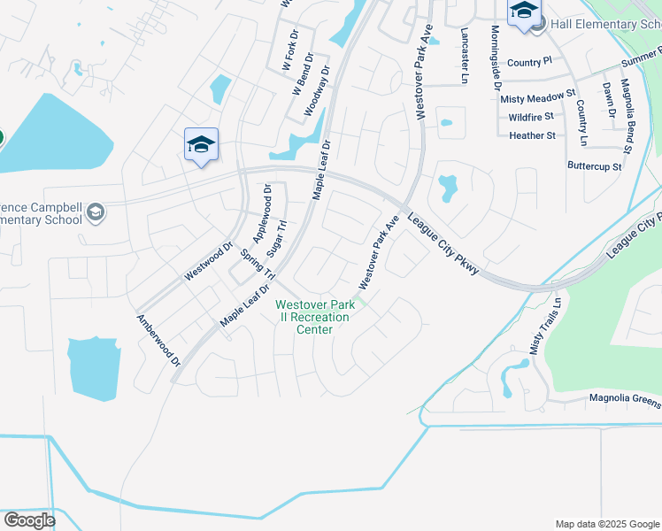 map of restaurants, bars, coffee shops, grocery stores, and more near 606 Dunlavy Lane in League City