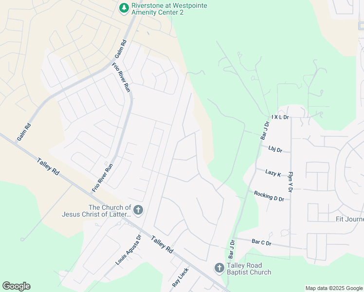 map of restaurants, bars, coffee shops, grocery stores, and more near 4119 Big Horn Bend in San Antonio