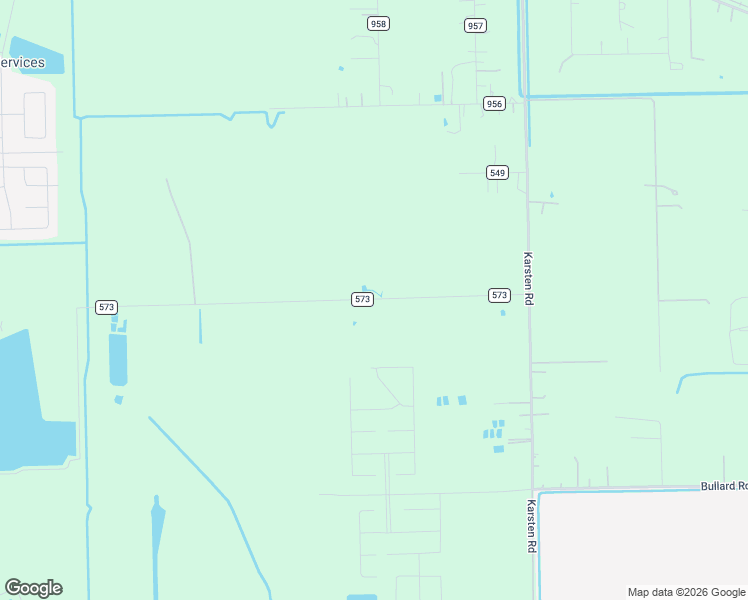 map of restaurants, bars, coffee shops, grocery stores, and more near Alloy Road in Rosharon