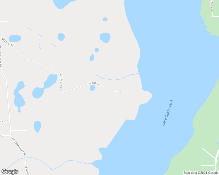 map of restaurants, bars, coffee shops, grocery stores, and more near 13835 Northeast 223 Lane in Fort McCoy
