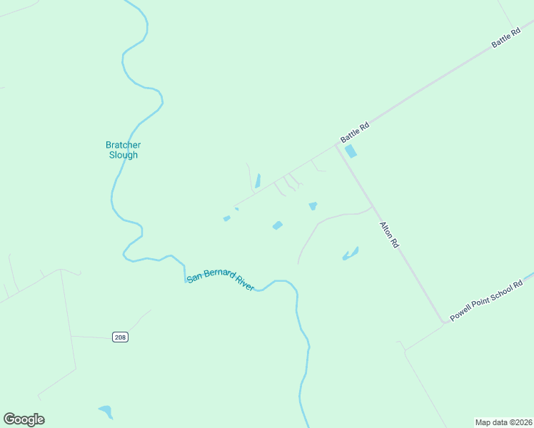 map of restaurants, bars, coffee shops, grocery stores, and more near 15239 Battle Road in Beasley