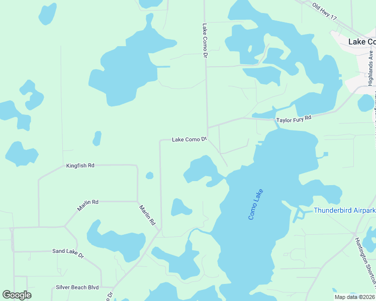 map of restaurants, bars, coffee shops, grocery stores, and more near 210 Lake Como Drive in Pomona Park