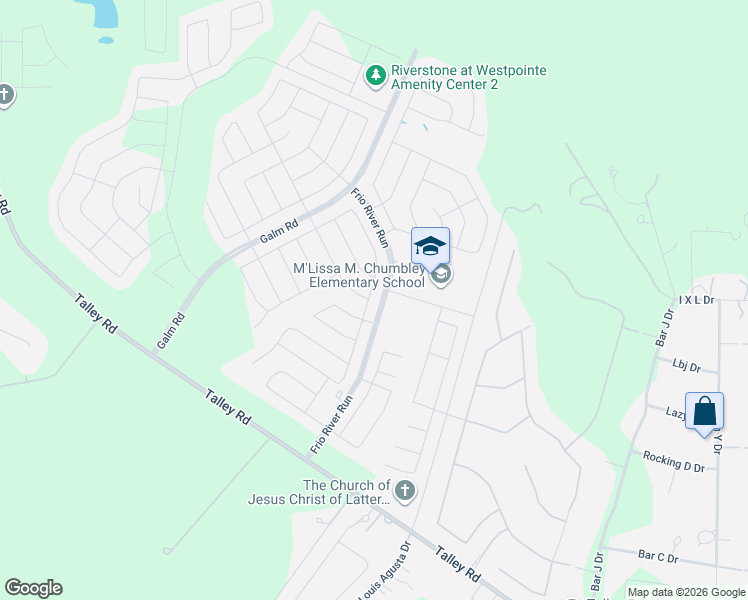 map of restaurants, bars, coffee shops, grocery stores, and more near 3935 Talley Road in San Antonio