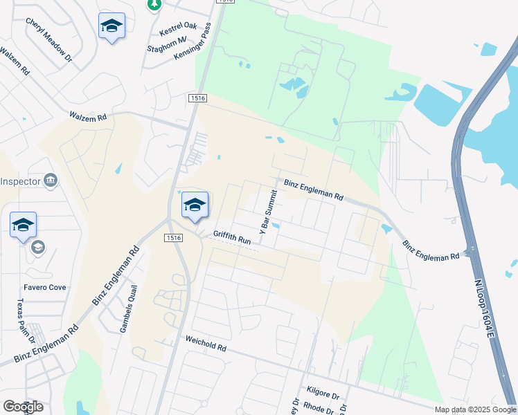 map of restaurants, bars, coffee shops, grocery stores, and more near 5327 Y Bar Summit in Converse