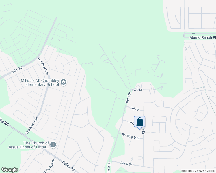 map of restaurants, bars, coffee shops, grocery stores, and more near 4206 Gage Crossing in San Antonio