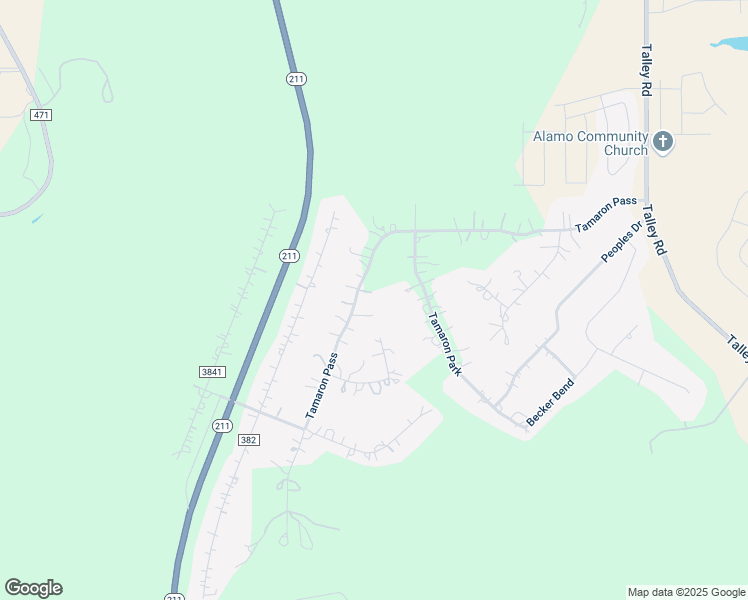map of restaurants, bars, coffee shops, grocery stores, and more near 15407 Tamaron Pass in San Antonio