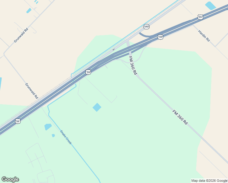 map of restaurants, bars, coffee shops, grocery stores, and more near 412 FM 360 Road in Beasley