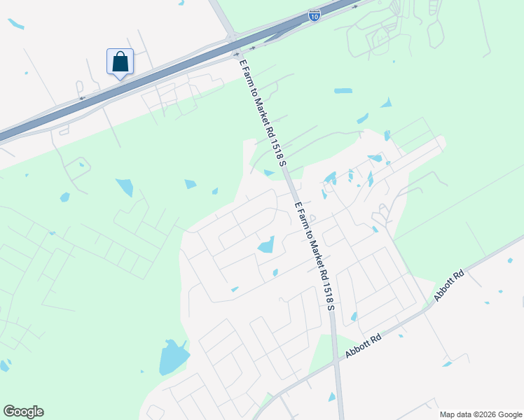 map of restaurants, bars, coffee shops, grocery stores, and more near Rosemary Cove in Converse