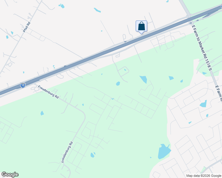 map of restaurants, bars, coffee shops, grocery stores, and more near 12658 Interstate 10 Frontage Road in Converse