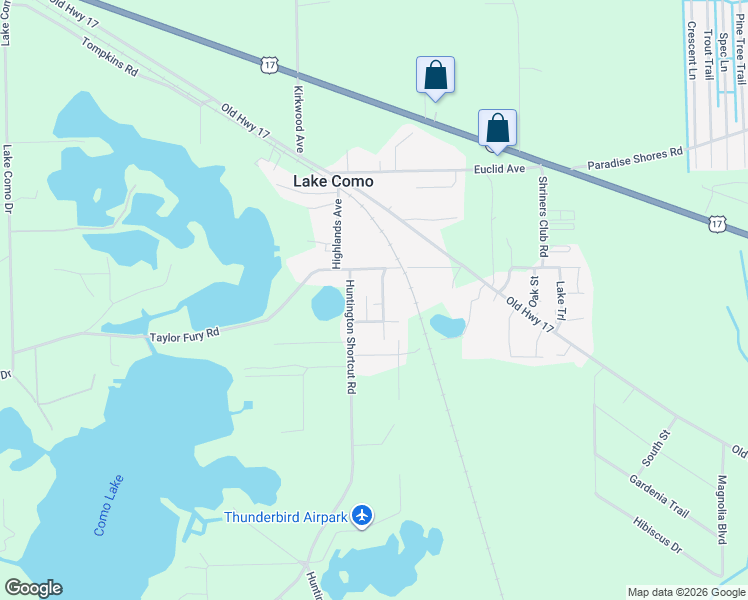 map of restaurants, bars, coffee shops, grocery stores, and more near 115 Palmer Avenue in Pomona Park
