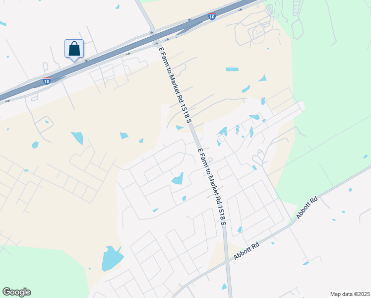 map of restaurants, bars, coffee shops, grocery stores, and more near Rosemary Cove in Converse
