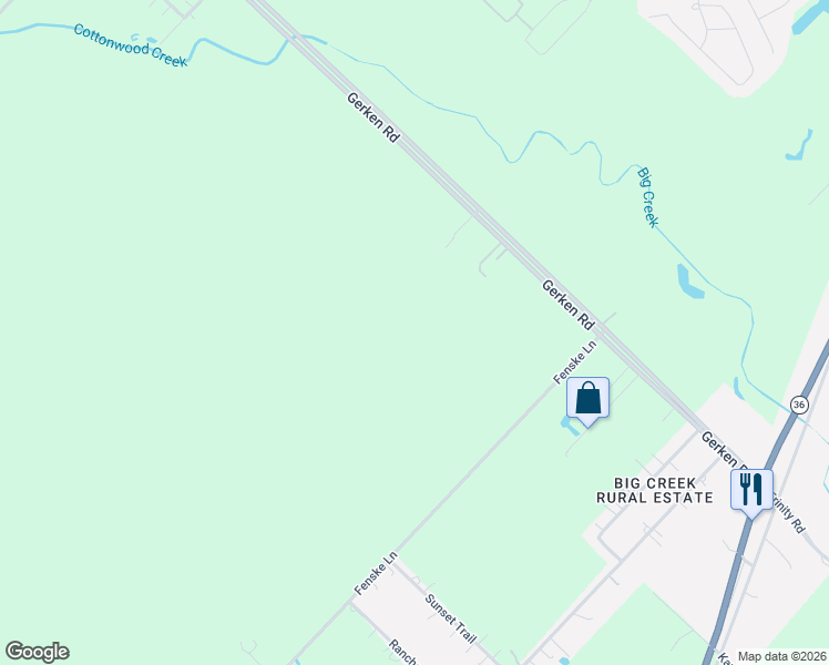 map of restaurants, bars, coffee shops, grocery stores, and more near 5114 Gerken Road in Rosenberg