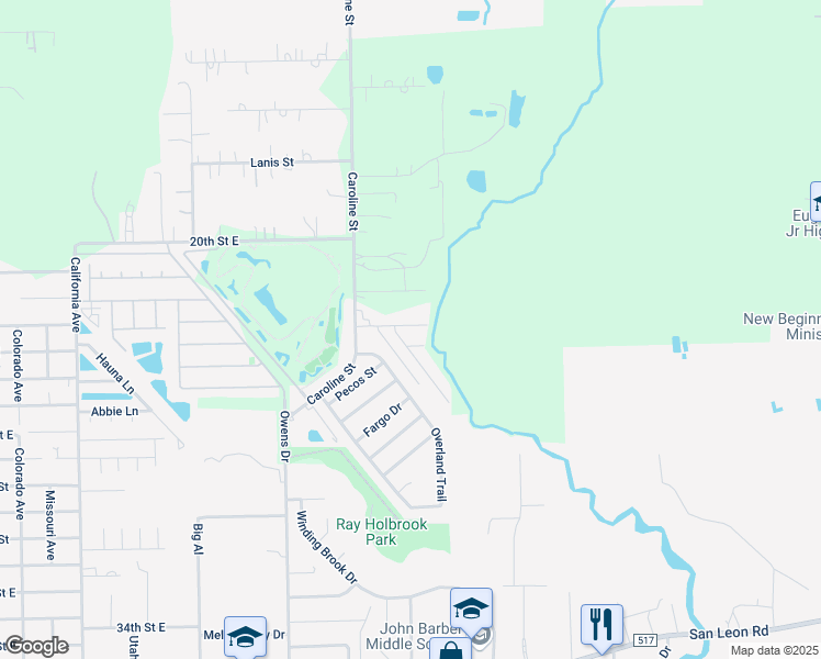 map of restaurants, bars, coffee shops, grocery stores, and more near 2428 Branding Iron Drive in Dickinson