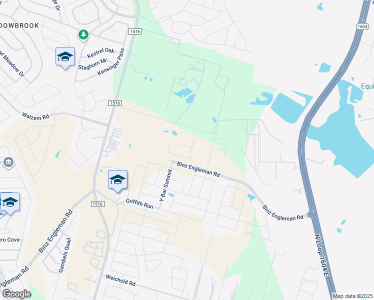 map of restaurants, bars, coffee shops, grocery stores, and more near 5880 Fm 1516 North in Converse