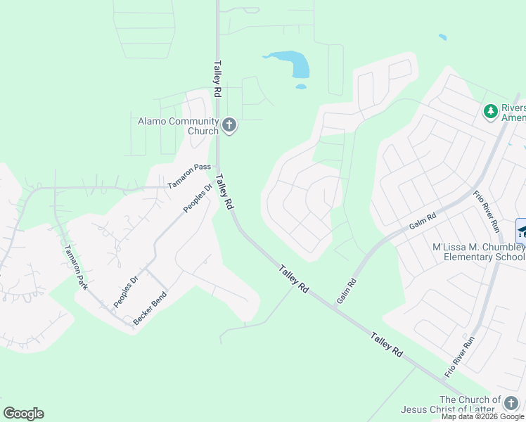 map of restaurants, bars, coffee shops, grocery stores, and more near 4500-5072 Talley Road in San Antonio