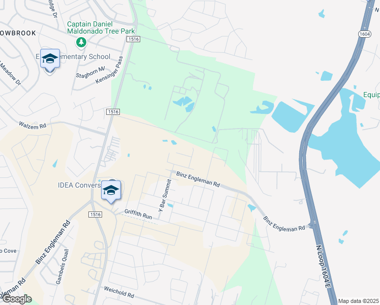 map of restaurants, bars, coffee shops, grocery stores, and more near 5880 Farm to Market 1516 in Converse