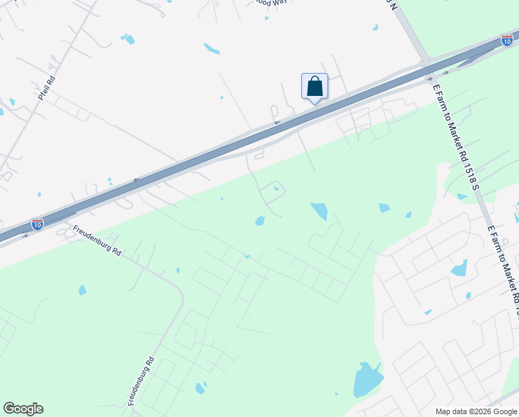 map of restaurants, bars, coffee shops, grocery stores, and more near 12658 Interstate 10 Frontage Road in Converse