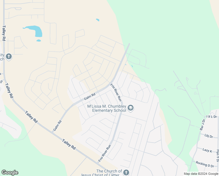 map of restaurants, bars, coffee shops, grocery stores, and more near 3935 Talley Road in San Antonio