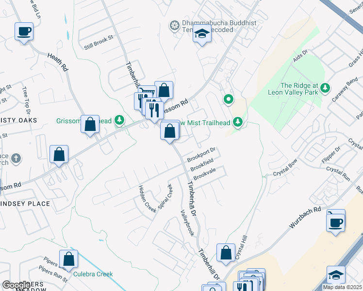 map of restaurants, bars, coffee shops, grocery stores, and more near in San Antonio