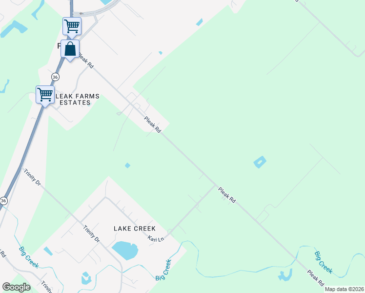 map of restaurants, bars, coffee shops, grocery stores, and more near 6407 Pleak Road in Richmond