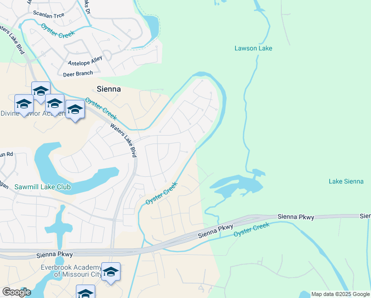 map of restaurants, bars, coffee shops, grocery stores, and more near 10850 Campbell Point in Sienna Plantation