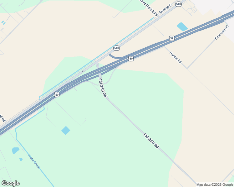 map of restaurants, bars, coffee shops, grocery stores, and more near 421 FM 360 Rd in Beasley