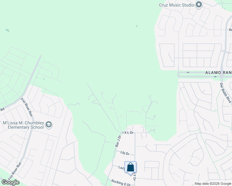 map of restaurants, bars, coffee shops, grocery stores, and more near 13733 I X L Drive in San Antonio