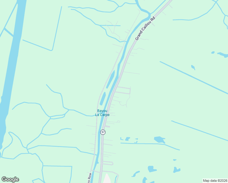 map of restaurants, bars, coffee shops, grocery stores, and more near 4653 Grand Caillou Rd in Houma