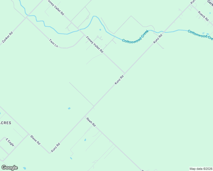 map of restaurants, bars, coffee shops, grocery stores, and more near 5074-5526 Kunz Road in Rosenberg