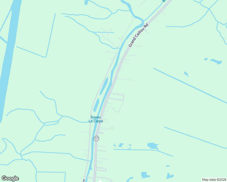 map of restaurants, bars, coffee shops, grocery stores, and more near 4635-4653 Grand Caillou Rd in Houma