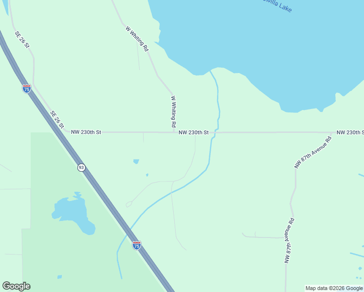 map of restaurants, bars, coffee shops, grocery stores, and more near 22868 Northwest 91st Court Road in Micanopy
