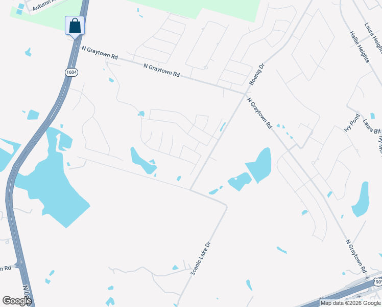 map of restaurants, bars, coffee shops, grocery stores, and more near 10434 Midsummer Meadow in Converse