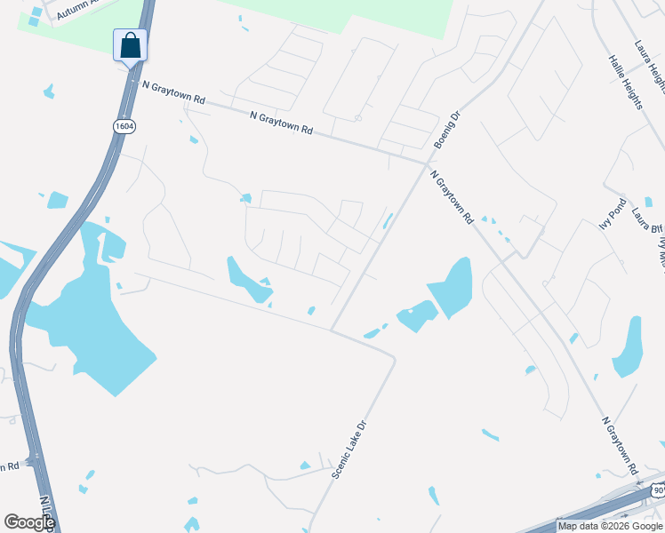 map of restaurants, bars, coffee shops, grocery stores, and more near 10434 Midsummer Meadow in Converse