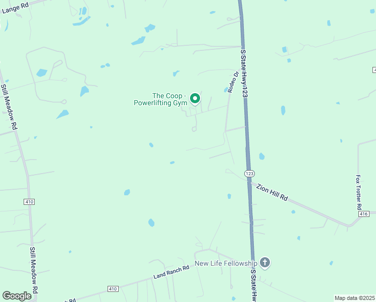 map of restaurants, bars, coffee shops, grocery stores, and more near 15800 Texas 123 in Seguin