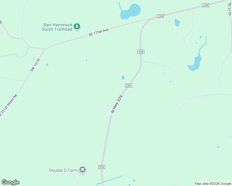 map of restaurants, bars, coffee shops, grocery stores, and more near 18208 County Road 234 in Micanopy