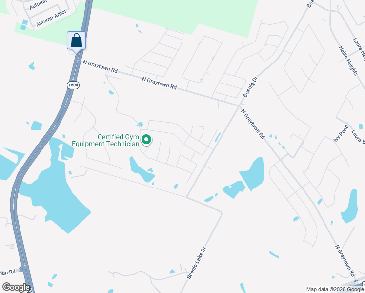 map of restaurants, bars, coffee shops, grocery stores, and more near 10434 Midsummer Meadow in Converse