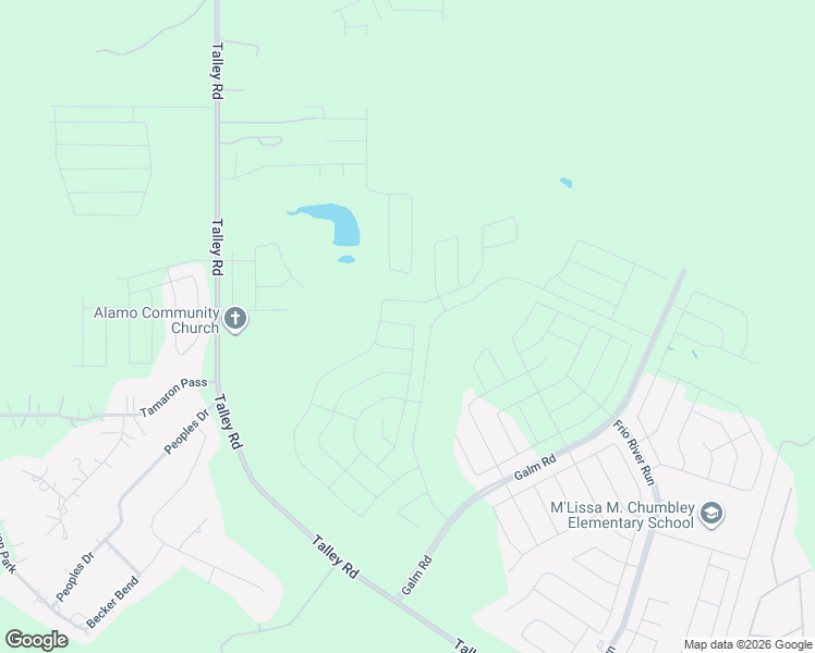 map of restaurants, bars, coffee shops, grocery stores, and more near 5498 Talley Road in San Antonio