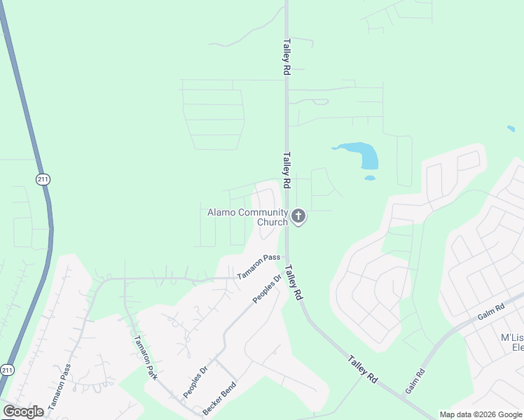 map of restaurants, bars, coffee shops, grocery stores, and more near 5271 Talley Road in San Antonio