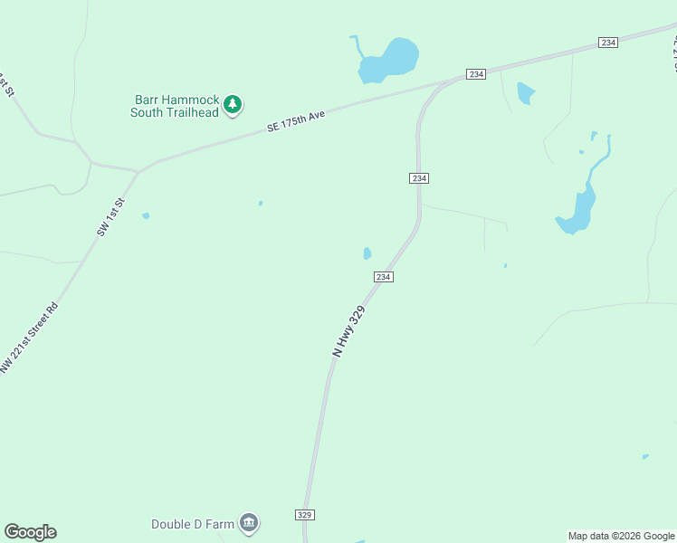 map of restaurants, bars, coffee shops, grocery stores, and more near 18208 County Road 234 in Micanopy