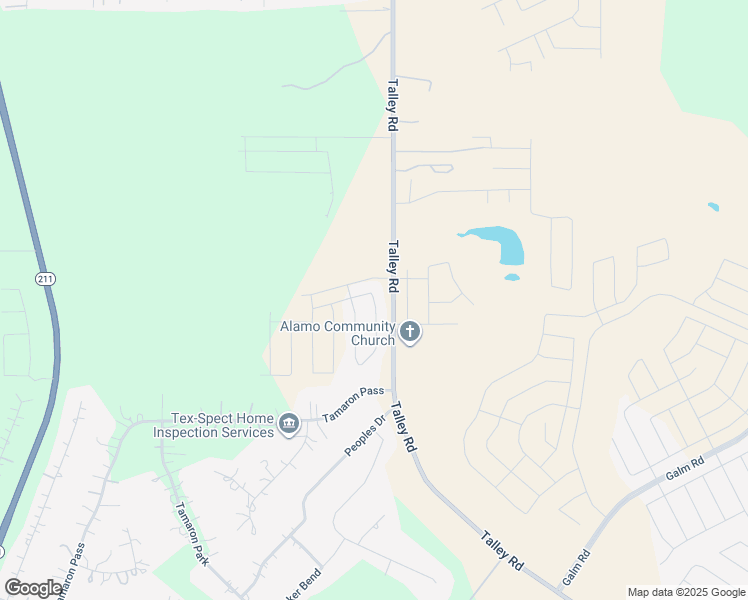 map of restaurants, bars, coffee shops, grocery stores, and more near 5271 Talley Rd in San Antonio